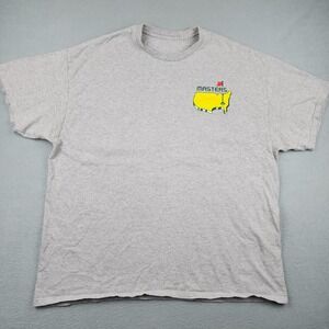 Masters Shirt Mens XL Gray Golf Augusta National 2025 T Shirt Short Sleeve Tee